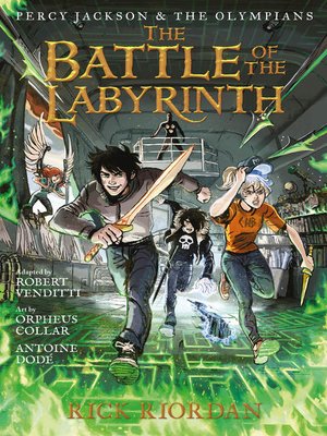 cover image of The Battle of the Labyrinth: The Graphic Novel